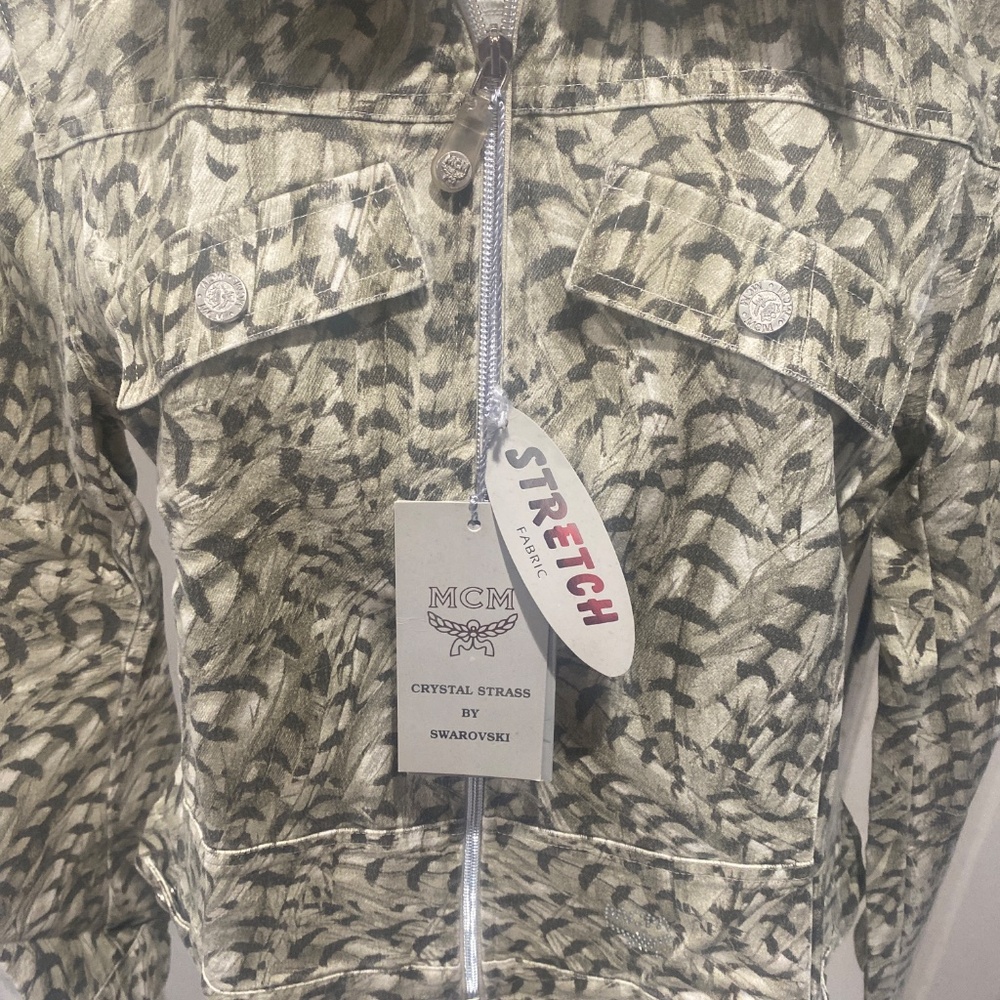 Authentic 90’s MCM Vintage Italian Fashion Jacket Sz M - Picture 2 of 6